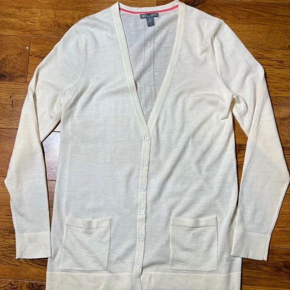 GAP Sweaters Gap Extra Fine Merino Wool Button Long Cardigan